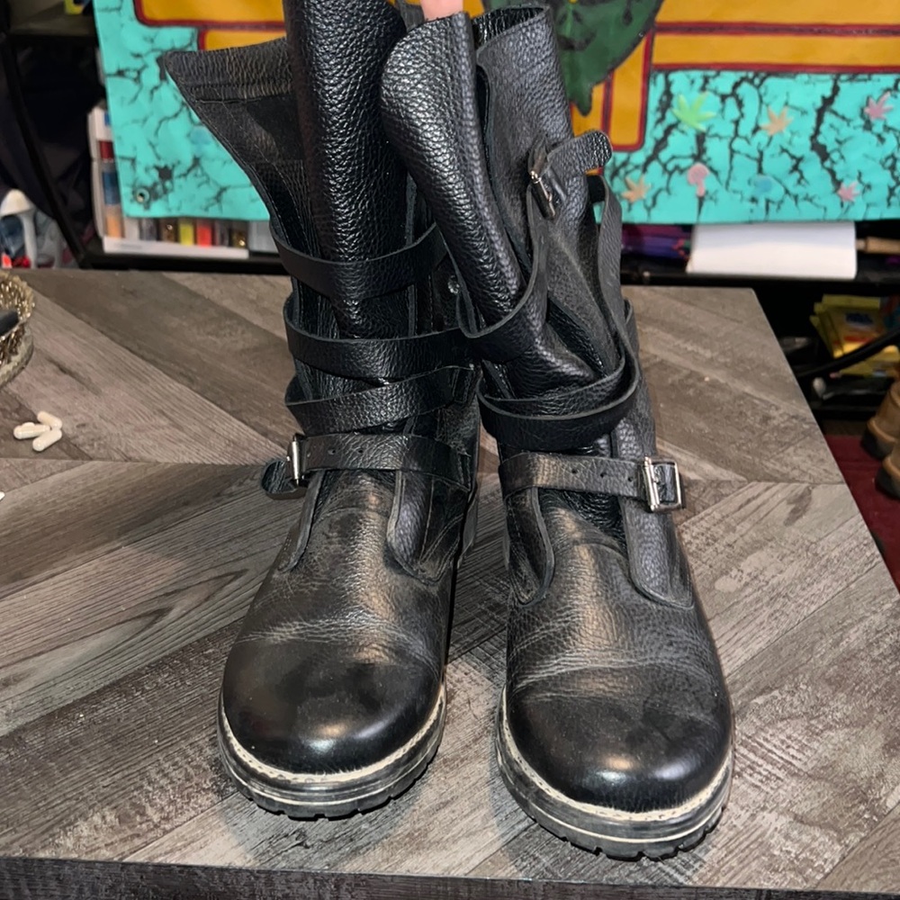 Steve Madden brown banddit boots